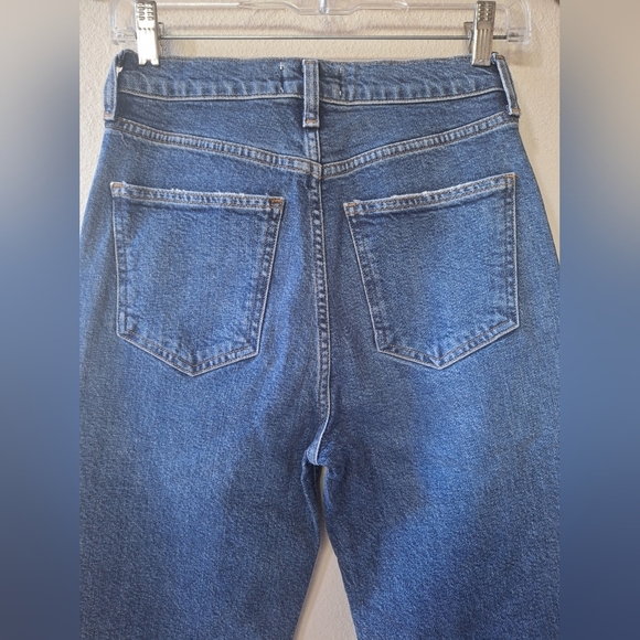 AGOLDE Wilder Jeans Hype Wash Zip Button Closure No Stretch Womens Size 24 - Picture 6 of 7